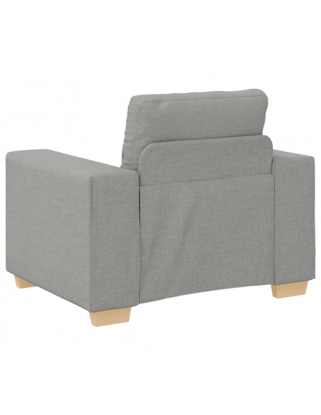 Divano Sedia Grigio Nuvola 59 cm in Tessuto