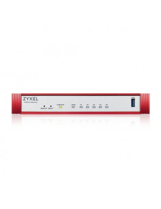 FIREWALL ZYXEL USGFLEX SECURITY GATEWAY 50H WAN/LAN 5xGbE VPN: 20 IPSEC, 15 SSL Include Entry Defense Pack, cons x 10 utent