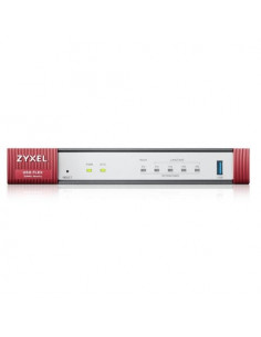 FIREWALL ZYXEL USGFLEX SEC GATEWAY 50HP WAN/LAN 1xGbE PoE 30W 4xGbE VPN: 20 IPSEC, 15 SSL Incl Entry Defens Pack, cons x 10 uten