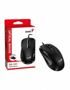 GENIUS MOUSE USB DX-101 FULL SIZE BLACK