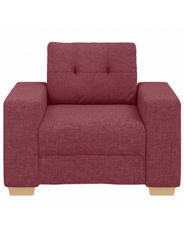 Poltrona Rosso Vino 59 cm in Tessuto