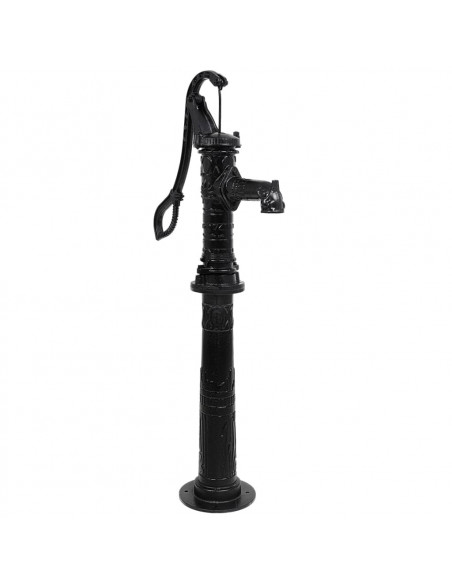 Pompa d'Acqua da Giardino con Supporto in Ghisa