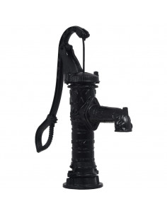 Pompa d'Acqua da Giardino con Supporto in Ghisa 2