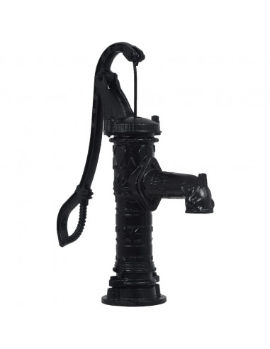 Pompa d'Acqua da Giardino con Supporto in Ghisa