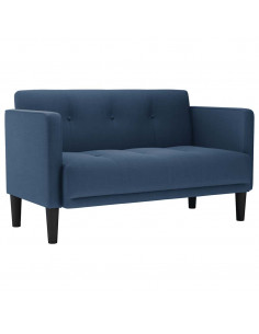 Divano Divanetto Blu 111 cm in Tessuto