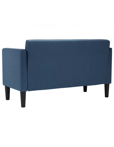 Divano Divanetto Blu 111 cm in Tessuto