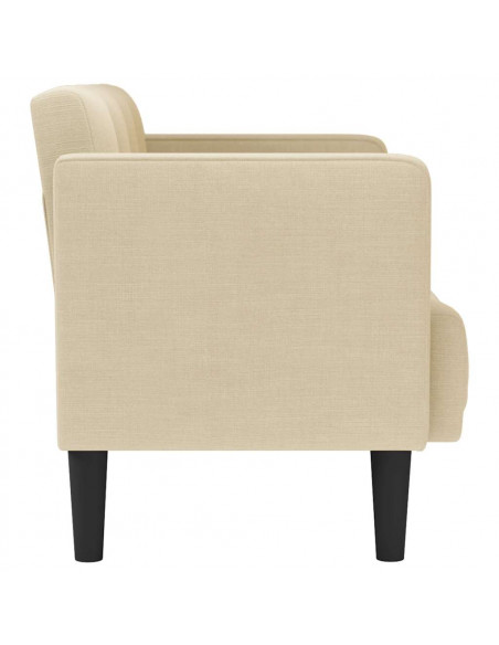 Divano Divanetto Crema 111 cm in Tessuto