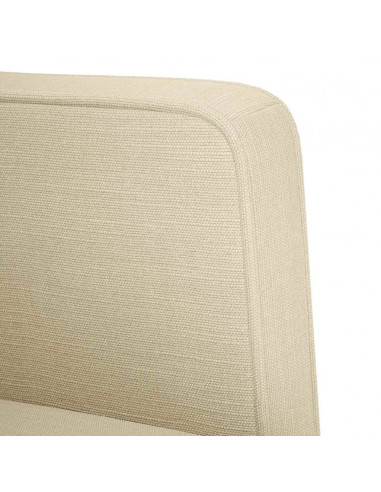Divano Divanetto Crema 111 cm in Tessuto