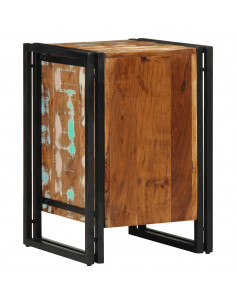 Comodino 40x40x59 cm in Legno Massello di Recupero