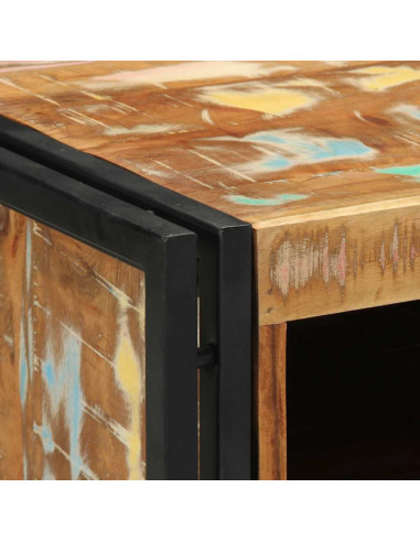 Comodino 40x40x59 cm in Legno Massello di Recupero