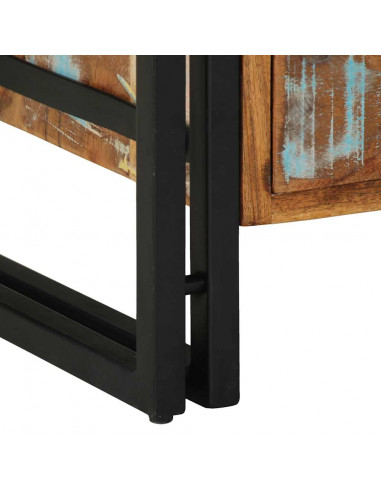 Comodino 40x40x59 cm in Legno Massello di Recupero