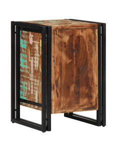 Comodino 40x40x59 cm in Legno Massello di Recupero