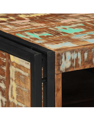 Comodino 40x40x59 cm in Legno Massello di Recupero