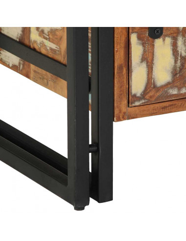 Comodino 40x40x59 cm in Legno Massello di Recupero