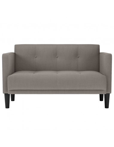 Divano Divanetto Tortora 111 cm in Tessuto