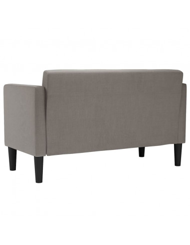 Divano Divanetto Tortora 111 cm in Tessuto