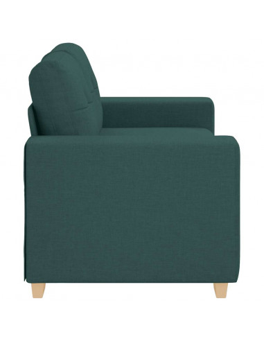Divano Divanetto Verde Scuro 120 cm in Tessuto
