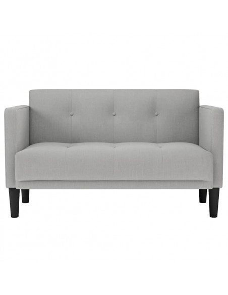 Divano Divanetto Grigio Nuvola 111 cm in Tessuto