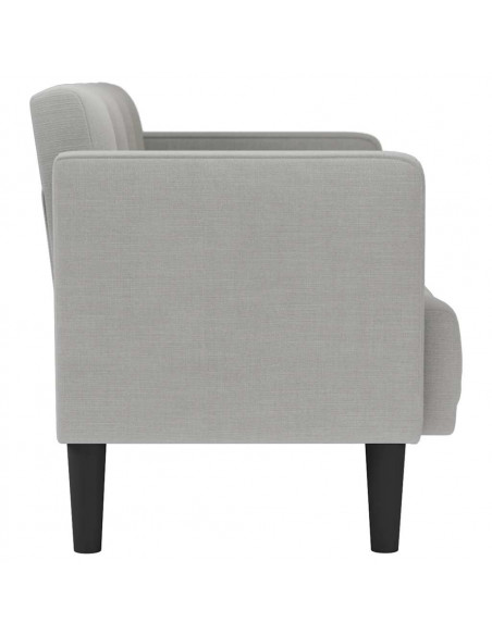 Divano Divanetto Grigio Nuvola 111 cm in Tessuto