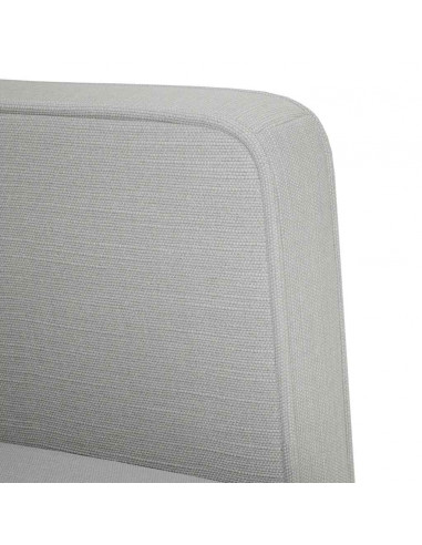 Divano Divanetto Grigio Nuvola 111 cm in Tessuto