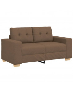 Divano Divanetto Marrone 120 cm in Tessuto