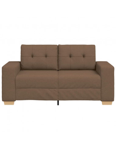 Divano Divanetto Marrone 120 cm in Tessuto