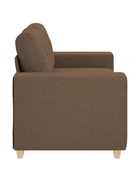 Divano Divanetto Marrone 120 cm in Tessuto