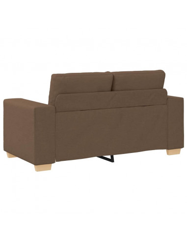 Divano Divanetto Marrone 120 cm in Tessuto