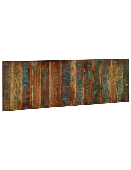 Testiera Multicolore 160 cm in Legno Massello Recupero