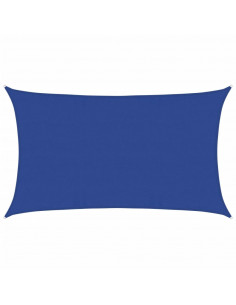 Vela Parasole 160 g/m² Rettangolare Blu 5x8 m in HDPE 2