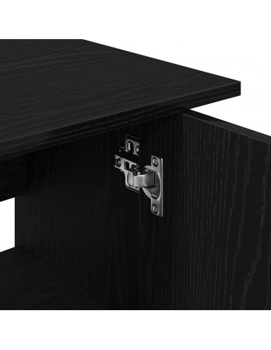 Supporto per Acquario 81x36x73 cm Legno Multistrato Rovere Nero