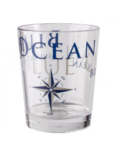 Bicchiere campeggio Brunner 0830185N C8C OCEAN BLUE Trasparente decoro
