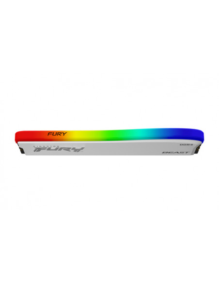 Kingston Technology FURY Beast 16GB 3600MT/s DDR4 CL18 DIMM bianco RGB SE