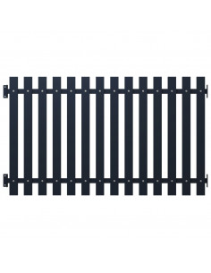 Pannello di Recinzione Antracite 170,5x75 cm Acciaio Verniciato
