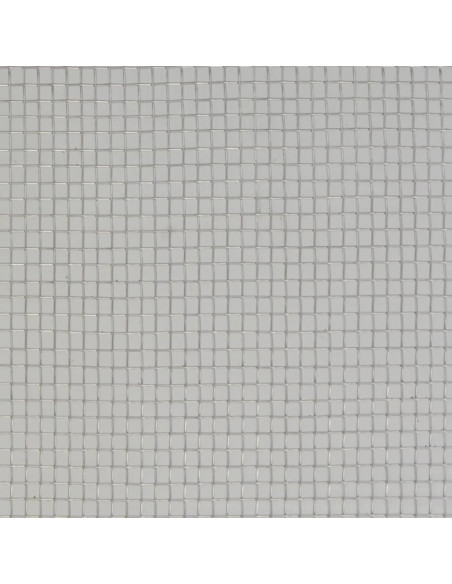 Recinzione in Rete in Acciaio Inossidabile 100x1000 cm Argento