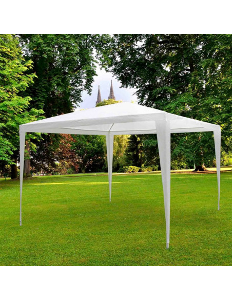 HI Gazebo 3x3 m Bianco