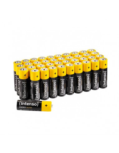 AA LR03 PLASTIC BOX 40PZ.