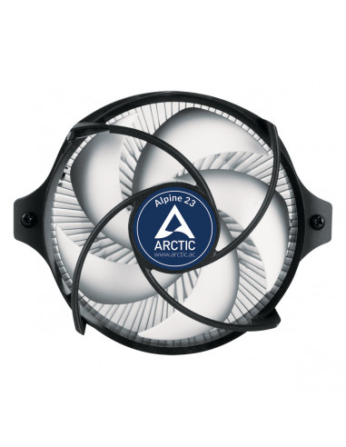 ARCTIC Alpine 23 - Compact AMD CPU-Cooler Processore Raffreddatore d'aria 9 cm Alluminio, Nero 1 pz