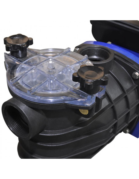 Pompa di filtrazione elettrica per piscina 500W Blu