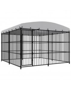 Canile da Esterno con Tetto 300x300x210 cm 2