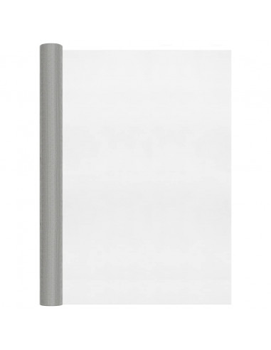 Recinzione in Rete in Acciaio Inossidabile 112x500 cm Argento