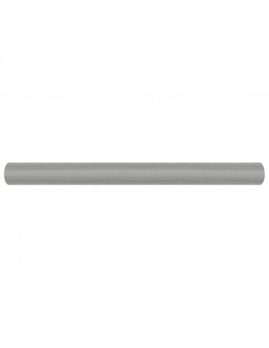 Recinzione in Rete in Acciaio Inossidabile 112x500 cm Argento