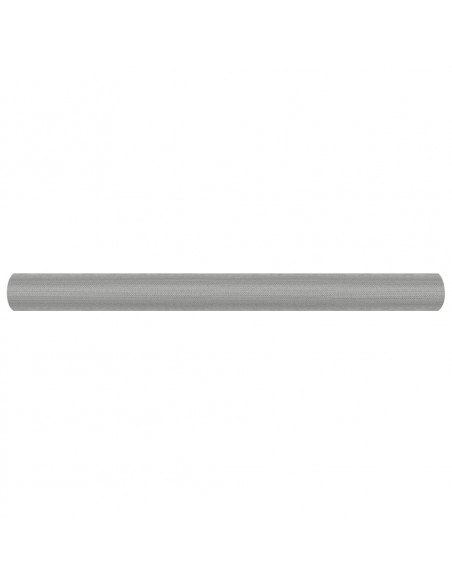Recinzione in Rete in Acciaio Inossidabile 112x500 cm Argento