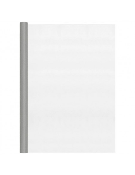Recinzione in Rete in Acciaio Inossidabile 112x1000 cm Argento