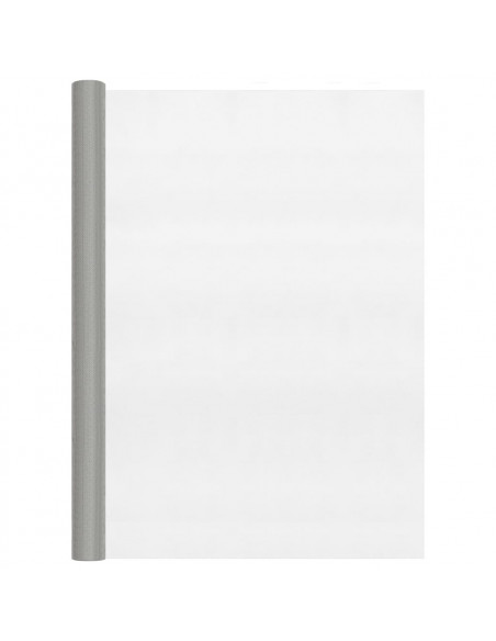 Recinzione in Rete in Acciaio Inossidabile 100x2000 cm Argento