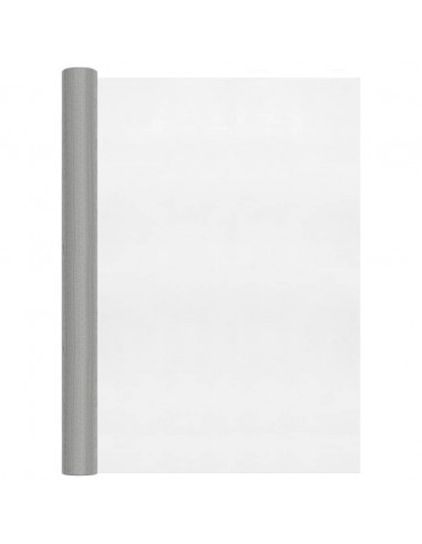 Recinzione in Rete in Acciaio Inossidabile 80x2000 cm Argento