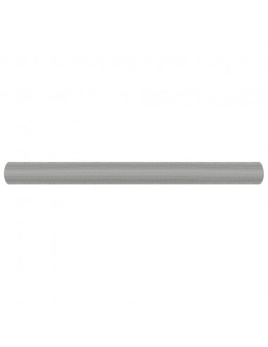 Recinzione in Rete in Acciaio Inossidabile 80x500 cm Argento