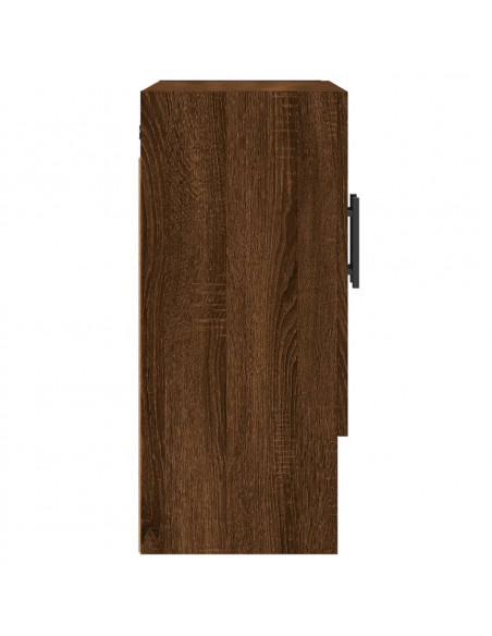 Armadietto a Muro Rovere Marrone 60x31x70 cm Legno Multistrato