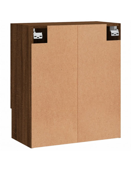 Armadietto a Muro Rovere Marrone 60x31x70 cm Legno Multistrato