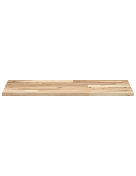 Piano per Tavolo 80x40x2 cm Rettangolare Legno Massello Acacia